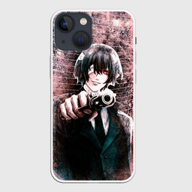 Чехол для iPhone 13 mini с принтом Опасный Дазай Осаму ,  |  | bungou stray dogs | dazai | osamu | бродячие псы | великий | дазай | дазай осаму | осаму