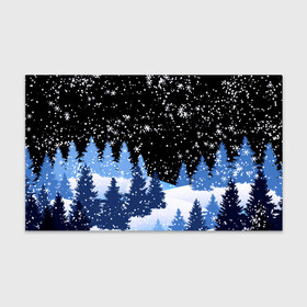 Бумага для упаковки 3D с принтом Снежная ночь в зимнем лесу , пластик и полированная сталь | круглая форма, металлическое крепление в виде кольца | christmas | christmas tree | happy new year | merry christmas | new year | snow | snowflakes | tree | белый снег | декабрь | ёлка | елки | зима | зима близко | зимний орнамент | зимний узор | лес | моро | новый год | пейзаж | подарок | природа