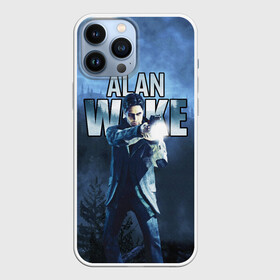 Чехол для iPhone 13 Pro Max с принтом Alan Wake   Алан Уэйк ,  |  | alan wake | алан уэйк | алан уэйк игра | алан уэйк ремастер | триллер | хоррор игры | экшн триллер