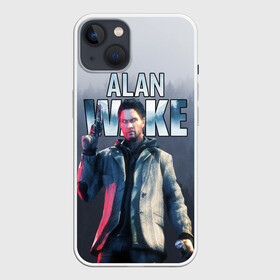 Чехол для iPhone 13 с принтом Алан Уэйк   Alan Wake ,  |  | alan wake | алан уэйк | алан уэйк игра | триллер | хоррор игры | экшн | экшн триллер
