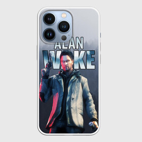 Чехол для iPhone 13 Pro с принтом Алан Уэйк   Alan Wake ,  |  | alan wake | алан уэйк | алан уэйк игра | триллер | хоррор игры | экшн | экшн триллер