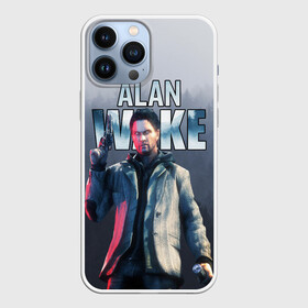 Чехол для iPhone 13 Pro Max с принтом Алан Уэйк   Alan Wake ,  |  | alan wake | алан уэйк | алан уэйк игра | триллер | хоррор игры | экшн | экшн триллер