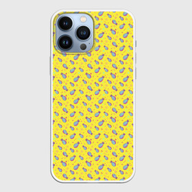 Чехол для iPhone 13 Pro Max с принтом Pineapple Pattern ,  |  | Тематика изображения на принте: pineapple | ананас | ананасик | ананасовый узор | праздник | фрукты