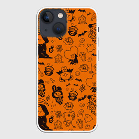 Чехол для iPhone 13 mini с принтом Spooky Halloween  BT21 | BTS ,  |  | Тематика изображения на принте: army | bangtan | bangtan boys | bt21 | bts | h | hoseok | j hope | jeon jungkook | jhope | jimin | jin | jung hoseok | jungkook | kim namjoon | kim seokjin | kim taehyung | korean | kpop | love yourself | mang | meme | min yoongi | namjoon | park jimin | 