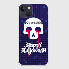 Чехол для iPhone 13 с принтом Кровавые слёзы зомби ,  |  | blood | bloody tears | flowing | happy halloween | sewn up | skull | zombie | зашитый | зомби | кровавые слезы | кровь | праздник | течет | хэллоуин | череп