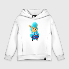 Детское худи Oversize хлопок с принтом Amiibo Cyrus , френч-терри — 70% хлопок, 30% полиэстер. Мягкий теплый начес внутри —100% хлопок | боковые карманы, эластичные манжеты и нижняя кромка, капюшон на магнитной кнопке | amiibo cyrus | animal | animal crossing | isabel | nintendo | smash bros | животные | изабель | нинтендо | перекресток животных