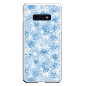 Чехол для Samsung S10E с принтом Морозец , Силикон | Область печати: задняя сторона чехла, без боковых панелей | merry christmas | дед мороз | ёлка | зима | мороз | новый год | подарок | праздник | рождество | с новым годом | сантаклаус | снег | снеговик | снегурочка | снежинки | снежные узоры | узоры