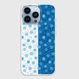 Чехол для iPhone 13 Pro с принтом Снежинки (зимняя пора) ,  |  | merry christmas | дед мороз | ёлка | зима | мороз | новый год | подарок | праздник | рождество | с новым годом | сантаклаус | снег | снеговик | снегурочка | снежинки | снежные узоры | узоры