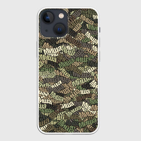 Чехол для iPhone 13 mini с принтом Именной камуфляж Миша ,  |  | 23 февраля | имя | камуфляж | милитари | михаил | миша | паттрен | хаки