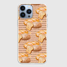 Чехол для iPhone 13 Pro Max с принтом Выпечка   хлеб и булочки ,  |  | Тематика изображения на принте: вкусно | выпечка | еда | кухня | тесто | хлеб