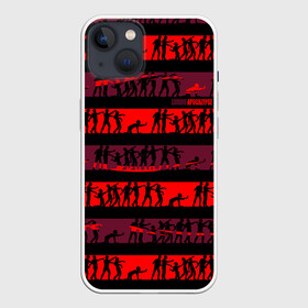 Чехол для iPhone 13 с принтом Зомби апокалипсис близко ,  |  | alarm | apocalypse | day of the dead | dead | floors | go | halloween | happy halloween | holiday | stripes | zombies | апокалипсис | день мертвых | зомби | идут | мертвецы | полосы | праздник | тревога | хэллоуин | этажи