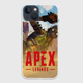 Чехол для iPhone 13 с принтом Октейн в деле ,  |  | Тематика изображения на принте: apex | apex legends | battle royal | game | games | батл роял | игра | игры | орех