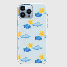 Чехол для iPhone 13 Pro Max с принтом Осень   тучки ,  |  | дождик | дождь | небо | осеннее небо | осень | пасмурно | погода | тучки