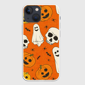 Чехол для iPhone 13 mini с принтом УЖАСТИКИ НА ВЯЗАНКЕ ,  |  | bundle | ghost | ghosts | halloween | haloween | knitting | pumpkin | skull | skulls | spider | spiders | вязанка | паук | пауки | призрак | призраки | тыква | хеллоин | хеллоуин | хелоин | хелоуин | хэллоин | хэллоуин | хэлоин | хэлоуин | 