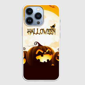 Чехол для iPhone 13 Pro с принтом HALLOWEEN   ХЭЛЛОУИН (ТЫКВЫ). ,  |  | bones | ghost | halloween | pumpkin | skull | кости | летучие мыши | приведение | призрак | скелет | тыква | хеллоуин | хоррор | хэллоуин