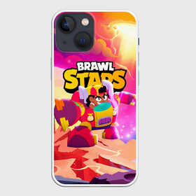 Чехол для iPhone 13 mini с принтом Опасная Meg Brawl Stars ,  |  | Тематика изображения на принте: brawl | brawl stars | brawlstars | mec | meg | бравл | бравлстарс | мег | мек | мэг | мэк