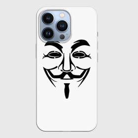 Чехол для iPhone 13 Pro с принтом Анонимус ,  |  | анонимус | вендетта | гай фокс | маска | хакер