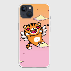 Чехол для iPhone 13 с принтом милый влюбленный тигренок ,  |  | 2022 | год тигра | новый год | новый год 2022 | символ года | тигр | тигренок | тигрица | тигры