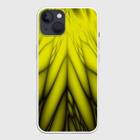 Чехол для iPhone 13 с принтом Абстракция 535 ,  |  | геометричный | геометрия | желтый | линии | узор | фрактал | черный