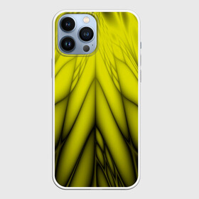 Чехол для iPhone 13 Pro Max с принтом Абстракция 535 ,  |  | геометричный | геометрия | желтый | линии | узор | фрактал | черный