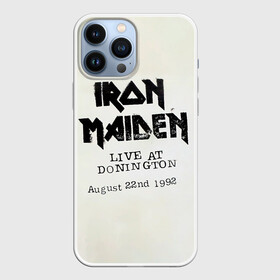 Чехол для iPhone 13 Pro Max с принтом Live at Donington   Iron Maiden ,  |  | iron maiden | адриан смит | айран | айрон | группа | дэйв мюррей | железная дева | ирон | майден | мейд | мейден | метал | мрачный | музыка | песни | рок | стив харрис | тяжелый | хеви | хевиметал