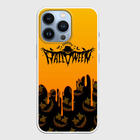 Чехол для iPhone 13 Pro с принтом ХЕЛЛОУИН БРЫЗГИ КРАСОК   HALLOWEEN NIGHT ,  |  | bats | bones | ghost | halloween | pumpkin | skull | кости | летучие мыши | приведение | призрак | скелет | тыква | хеллоуин | хоррор | хэллоуин