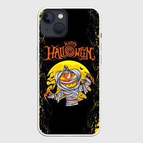 Чехол для iPhone 13 с принтом ТЫКВА МУМИЯ | HAPPY HALLOWEEN ,  |  | halloween | haloween | happy halloween | pumpkin | мумия | счастливого хэллоуина | счастливый хэллоуин | тыква | тыква мумия | хеллоин | хеллоуин | хелоин | хелоуин | хэллоин | хэллоуин | хэлоин | хэлоуин