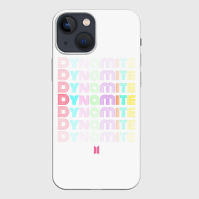 Чехол для iPhone 13 mini с принтом DYNAMITE | BTS ver.2 ,  |  | Тематика изображения на принте: army | bangtan | bangtan boys | bangtan sonyeondan | bts | bts v | hoseok | j hope | jeon jungkook | jhope | jimin | jin | jung hoseok | jungkook | kim namjoon | kim seokjin | kim taehyung | korean | kpop | meme | min yoongi | namjoon | park jimin | rap m