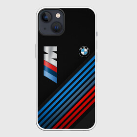 Чехол для iPhone 13 с принтом BMW STRIPE ,  |  | bmw | авто | автомобиль | бмв | логотип | марка | машина | модель