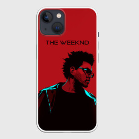 Чехол для iPhone 13 с принтом The red weekend ,  |  | hip hop | rap | rep | the weekend | зэ викенд | зэ уикенд | исполнители | исполнитель | музыка | реп | эйбел тесфайу