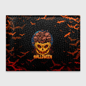 Обложка для студенческого билета с принтом ТЫКВА С ЧЕРЕПАМИ , натуральная кожа | Размер: 11*8 см; Печать на всей внешней стороне | halloween | haloween | pumpkin | pumpkin with skulls | skulls in a pumpkin | тыква | тыква с черепами | хеллоин | хеллоуин | хелоин | хелоуин | хэллоин | хэллоуин | хэлоин | хэлоуин | черепа в тыкве