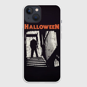 Чехол для iPhone 13 с принтом Майкл Майерс. Хэллоуин ,  |  | face | ghost | ghouls | halloween | killer | leather | michael | monster | myers | кожаное | лицо | майерс | майкл | монстр | призрак | упырь | хэллоуин