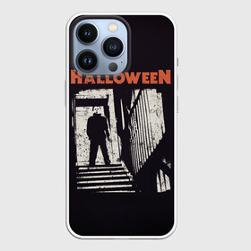 Чехол для iPhone 13 Pro с принтом Майкл Майерс. Хэллоуин ,  |  | face | ghost | ghouls | halloween | killer | leather | michael | monster | myers | кожаное | лицо | майерс | майкл | монстр | призрак | упырь | хэллоуин