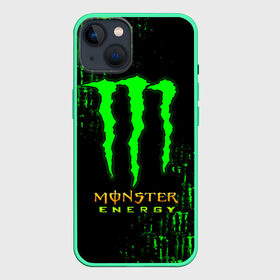 Чехол для iPhone 13 с принтом MONSTER ENERGY NEON | МОНСТЕР НЕОН ,  |  | monster | monster energy | монстер | монстер енерджи | монстер енэрджи | монстер энерджи | неон | энергетик | энергетический напиток