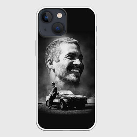 Чехол для iPhone 13 mini с принтом Paul Walker ,  |  | actor | auto | car | fast and furious | head | paul walker | road | авто | актер | голова | дорога | машина | пол уокер | форсаж