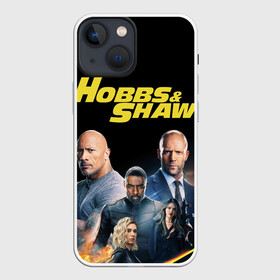 Чехол для iPhone 13 mini с принтом Hobbs  Shaw ,  |  | Тематика изображения на принте: dwayne johnson | eisa gonzalez | fast and furious | hobbs and shaw | idris elba | jason statham | vanessa kirby | авто | актеры | актрисы | ванесса кирби | вертолет | джейсон стейтем | дуэйн джонсон | знаменитости | идрис эльба | кино | машины