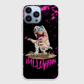 Чехол для iPhone 13 Pro Max с принтом ДИНО МУМИЯ НА ХЭЛЛОУИН ,  |  | dino | dinosauria | halloween | haloween | t rex | ti rex | trex | дино | дино мумия | динозавр | динозавр в бинтах | динозавр мумия | мумия | т рекс | ти рекс | трекс | хеллоин | хеллоуин | хелоин | хелоуин | хэллоин | хэллоуин