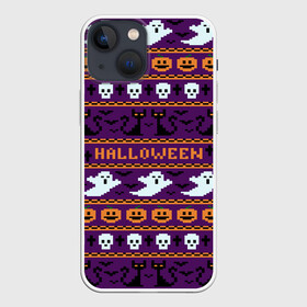 Чехол для iPhone 13 mini с принтом Хэллоуинский Свитер ,  |  | america | halloween | usa | америка | приведения | свитер | тыква | тыква улыбается | тьма | ужас | хелловин | хеллоуин | хэллоуин | череп | черный кот