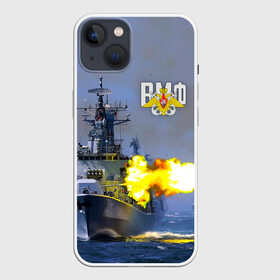 Чехол для iPhone 13 с принтом Выстрел из крейсера ,  |  | army | армейка | армия | бф | вмс | вмф | военно морской флот | войска | герб | дкбф | знак | ксф | кчф | лого | мичман | море | морпех | морская пехота | морские силы | моряк | орел | подводник | россия | рф