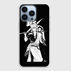 Чехол для iPhone 13 Pro с принтом Гинтоки Саката  держит меч Гинтама ,  |  | anime | gentama | gintama | gintoki | аниме | гентама | гинтама | гинтоки