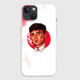 Чехол для iPhone 13 с принтом Томас Шелби Острые козырьки ,  |  | gang leader | mafia | peaky blinders | shelby family | thomas shelby | tom | tommy | tv series | заточеные кепки | лидер преступной группировки | мафия | острые козырьки | семья шелби | сериал | томас майкл шелби | томас шелби