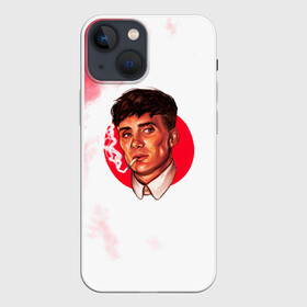 Чехол для iPhone 13 mini с принтом Томас Шелби Острые козырьки ,  |  | gang leader | mafia | peaky blinders | shelby family | thomas shelby | tom | tommy | tv series | заточеные кепки | лидер преступной группировки | мафия | острые козырьки | семья шелби | сериал | томас майкл шелби | томас шелби