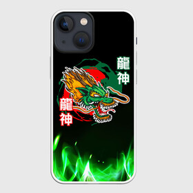 Чехол для iPhone 13 mini с принтом Китайский огненный дракон ,  |  | dragon | japan | дракон | китай | китайский дракон | япония