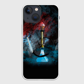 Чехол для iPhone 13 mini с принтом Калик ,  |  | буйство красок | дым | калик | кальян | смоук | черепа