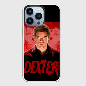 Чехол для iPhone 13 Pro с принтом Dexter Декстер портрет постер ,  |  | blood | dexter | dexter morgan | декстер | кровь | майами | мясник | постер | правосудие | судмедэксперт