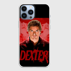 Чехол для iPhone 13 Pro Max с принтом Dexter Декстер портрет постер ,  |  | blood | dexter | dexter morgan | декстер | кровь | майами | мясник | постер | правосудие | судмедэксперт