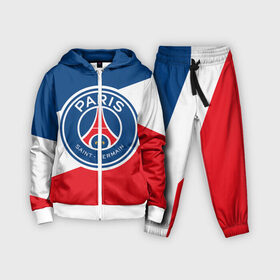 Детский костюм 3D с принтом Paris Saint Germain FC ,  |  | emblem | flag | football club | france | paris | paris saint germain | psg | пари сен жермен | париж | псж | флаг | франция | футбольный клуб | эмблема