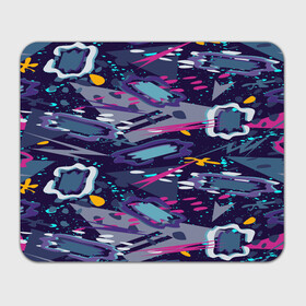 Прямоугольный коврик для мышки с принтом Фиолетовый паттерн , натуральный каучук | размер 230 х 185 мм; запечатка лицевой стороны | космос | паттерн | фиолетовый | футболка | цвета