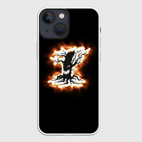 Чехол для iPhone 13 mini с принтом пламенное дерево ,  |  | ведьма | вечеринка | дерево | колдун | огонь | ужас | хэллоуин | шабаш
