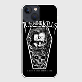 Чехол для iPhone 13 mini с принтом Ice Nine Kills,  I cant stop seeing red ,  |  | heavy metal | ice nine | ice nine kills | ink | группы | метал | музыка | рок